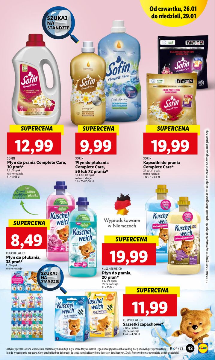 Gazetka OFERTA WAŻNA OD 26.01 DO 29.01