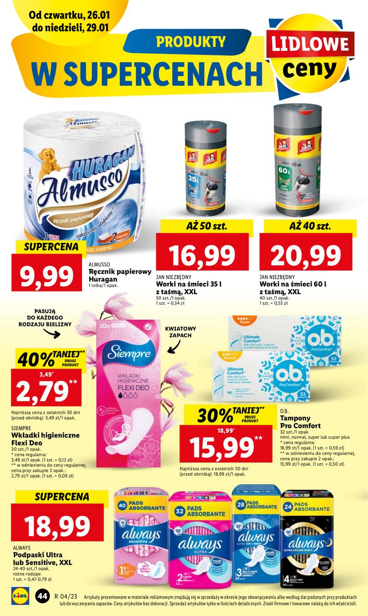 Gazetka OFERTA WAŻNA OD 26.01 DO 29.01