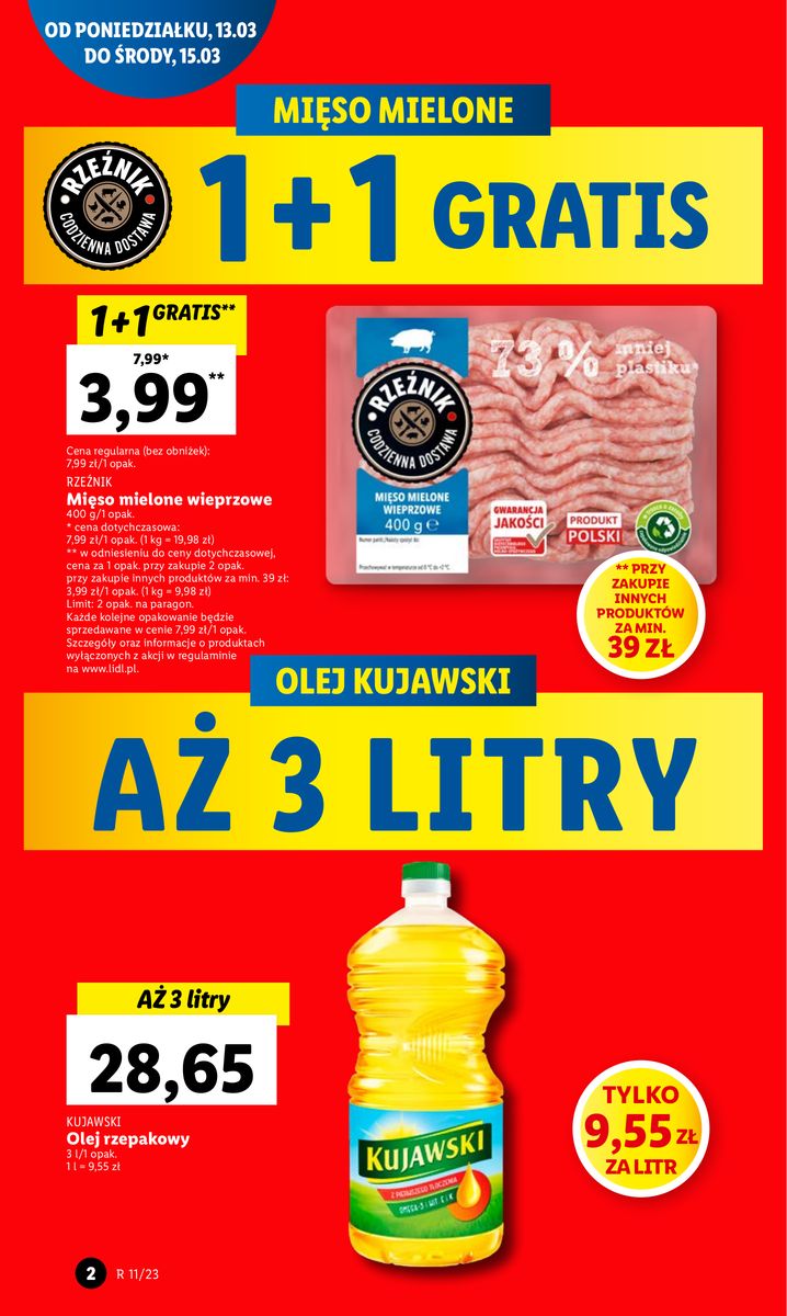 Gazetka OFERTA WAŻNA OD 13.03 DO 15.03