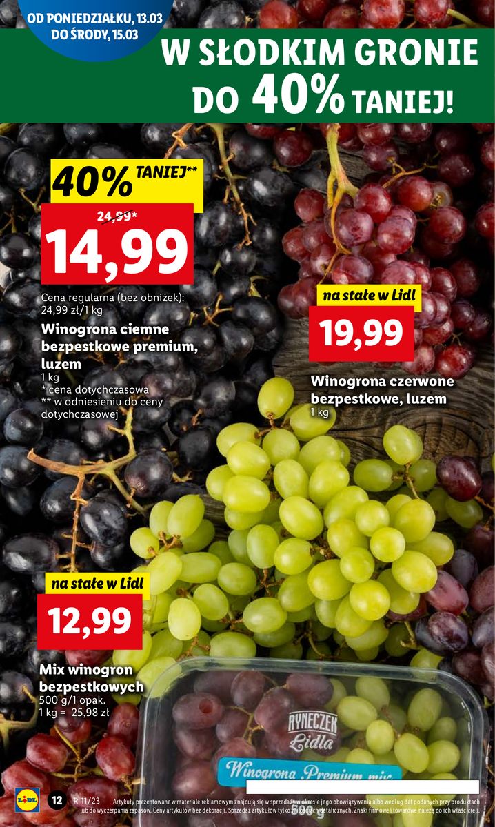 Gazetka OFERTA WAŻNA OD 13.03 DO 15.03