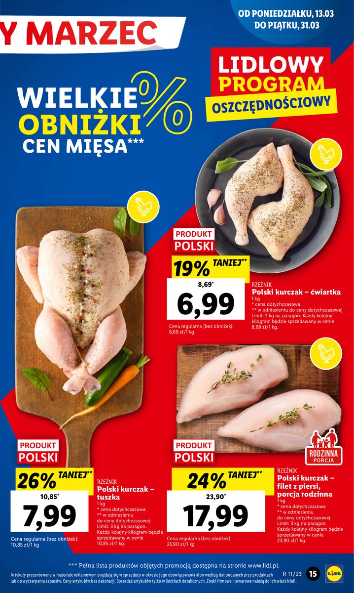 Gazetka OFERTA WAŻNA OD 13.03 DO 15.03