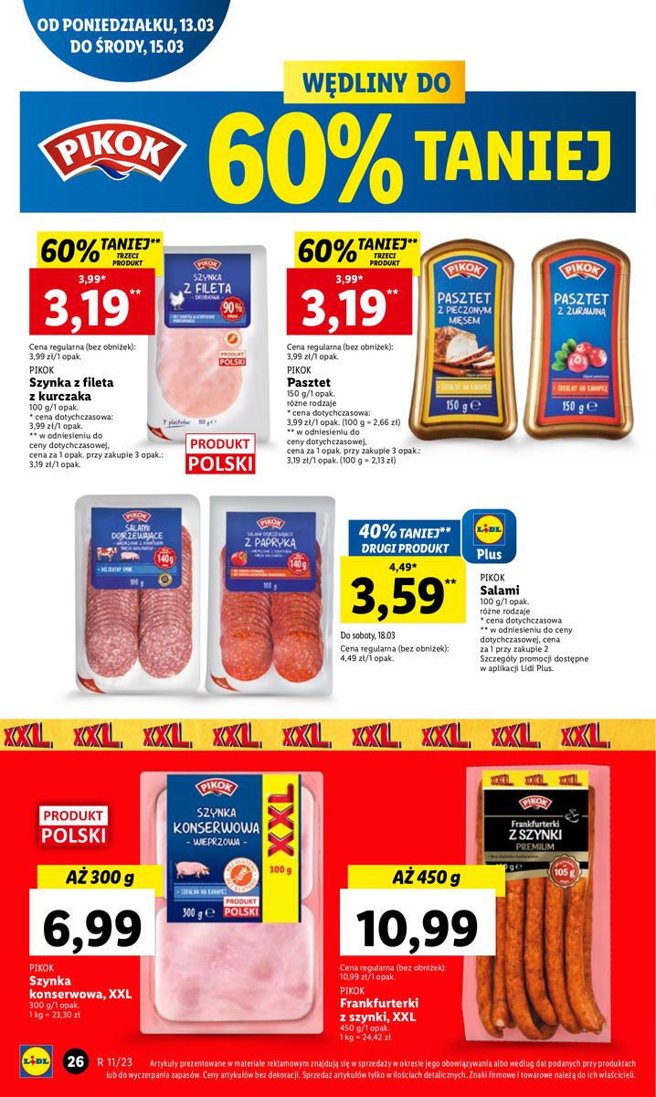 Gazetka OFERTA WAŻNA OD 13.03 DO 15.03