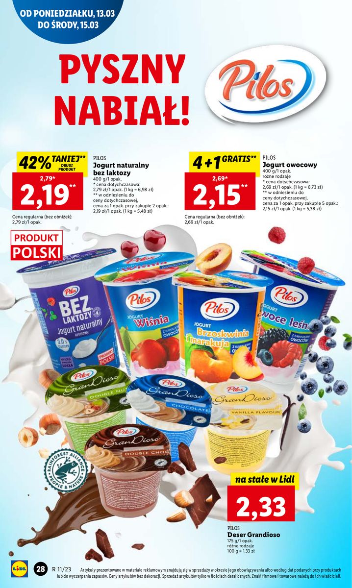 Gazetka OFERTA WAŻNA OD 13.03 DO 15.03