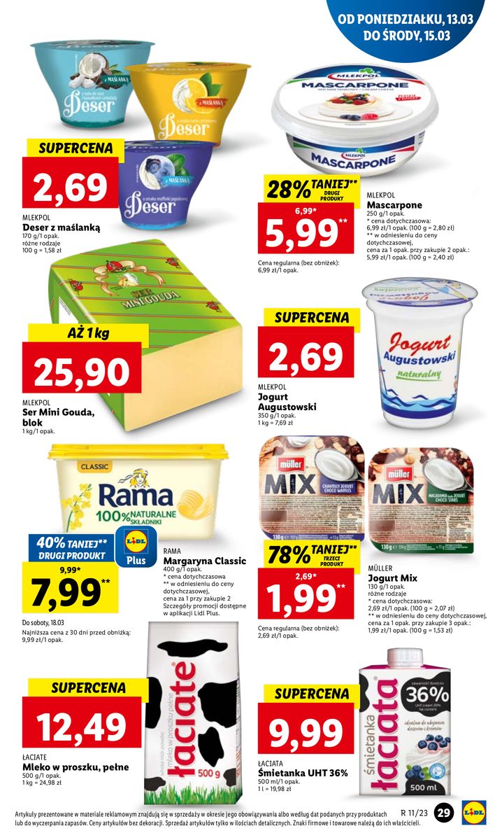 Gazetka OFERTA WAŻNA OD 13.03 DO 15.03