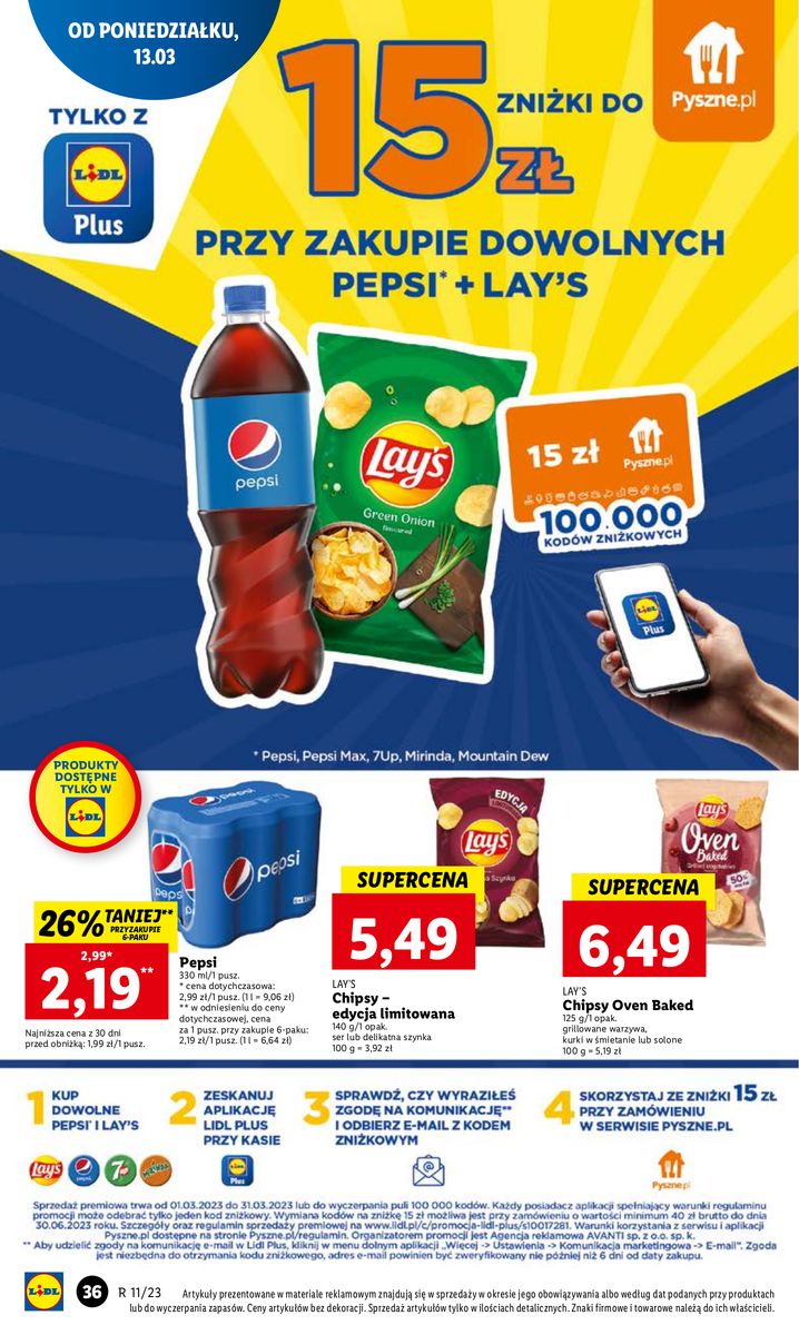 Gazetka OFERTA WAŻNA OD 13.03 DO 15.03