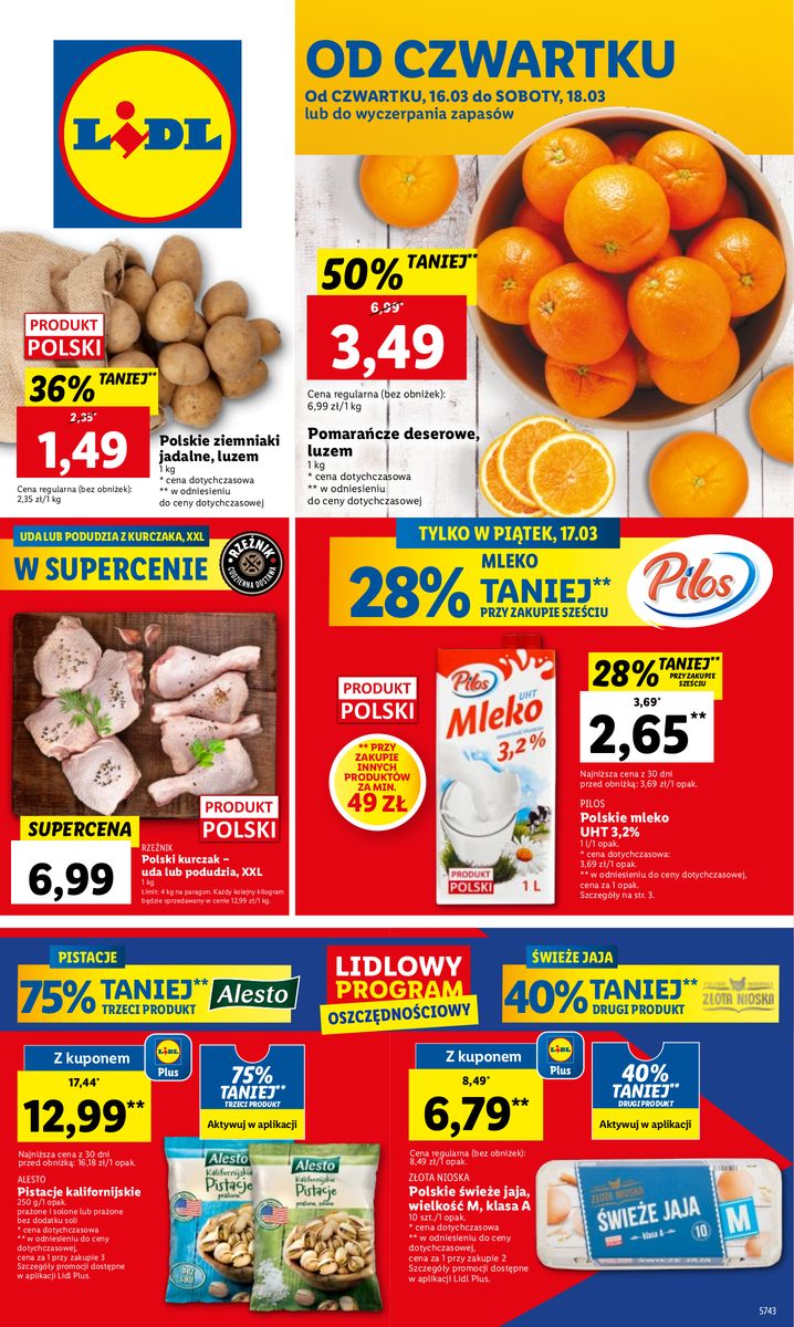 Gazetka OFERTA WAŻNA OD 16.03 DO 18.03