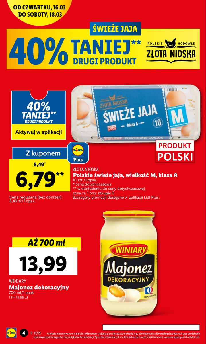 Gazetka OFERTA WAŻNA OD 16.03 DO 18.03