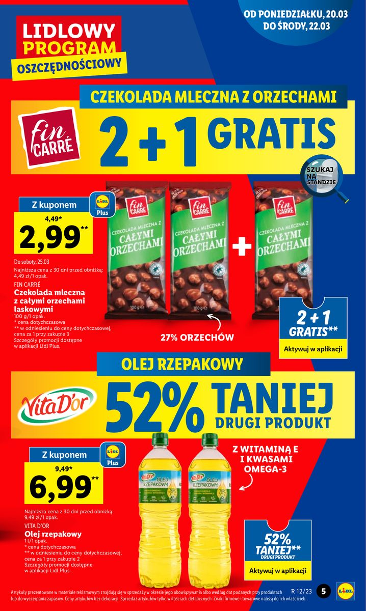 Gazetka OFERTA WAŻNA OD 20.03 DO 22.03