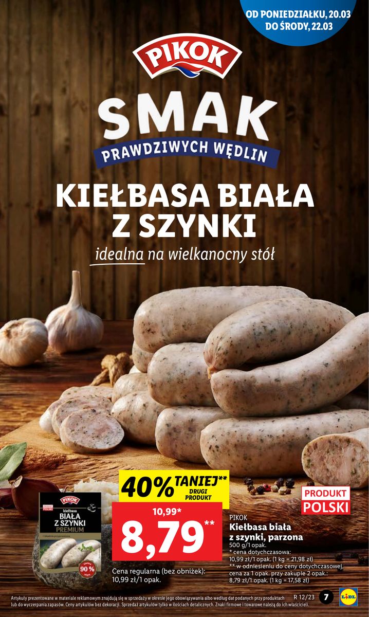 Gazetka OFERTA WAŻNA OD 20.03 DO 22.03