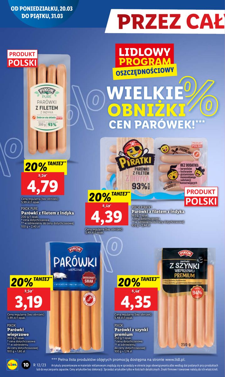 Gazetka OFERTA WAŻNA OD 20.03 DO 22.03