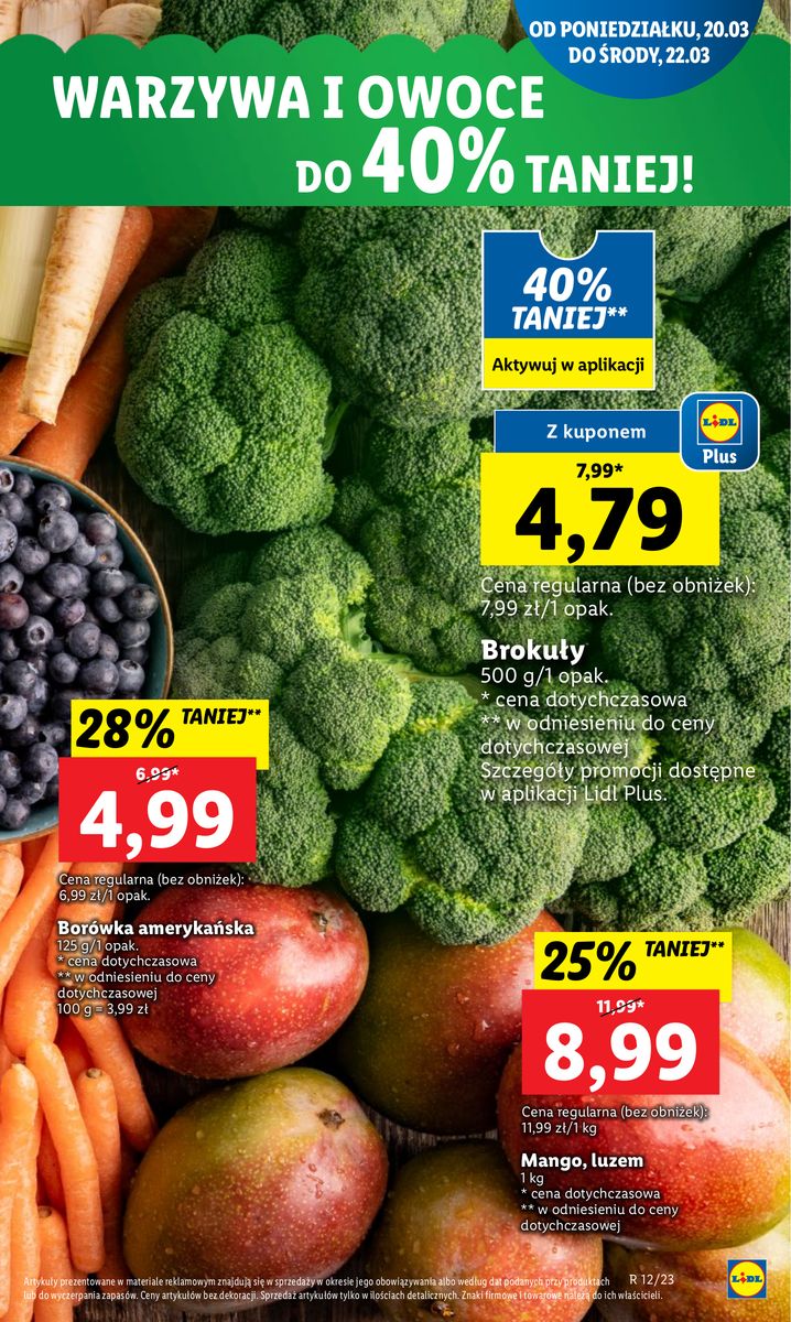 Gazetka OFERTA WAŻNA OD 20.03 DO 22.03