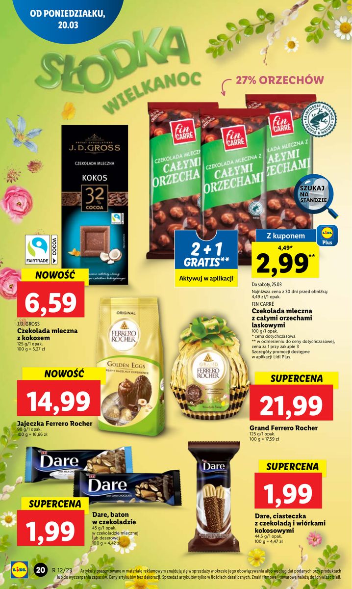 Gazetka OFERTA WAŻNA OD 20.03 DO 22.03