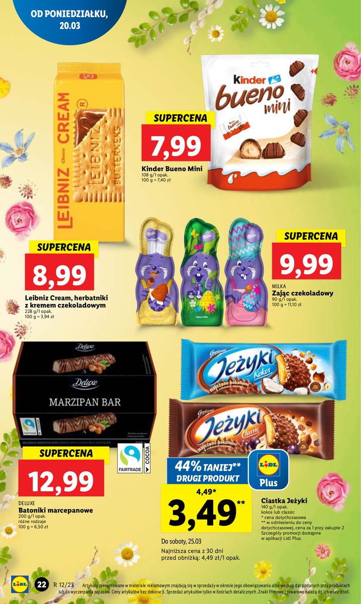 Gazetka OFERTA WAŻNA OD 20.03 DO 22.03