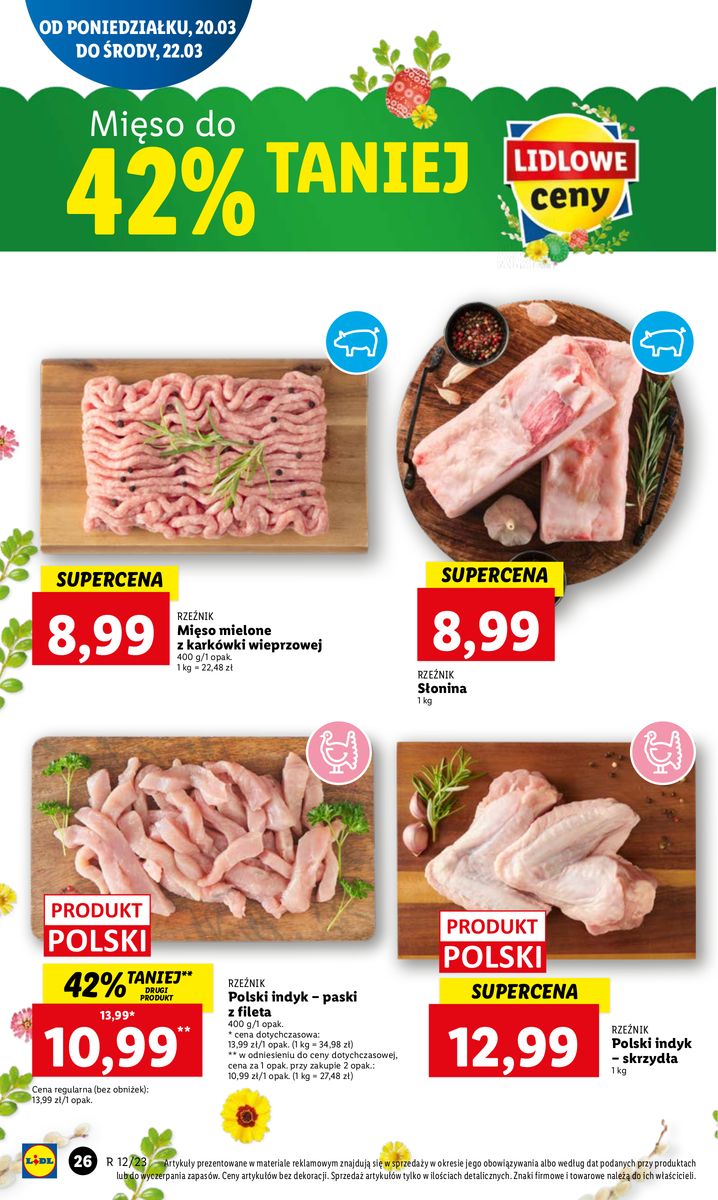 Gazetka OFERTA WAŻNA OD 20.03 DO 22.03