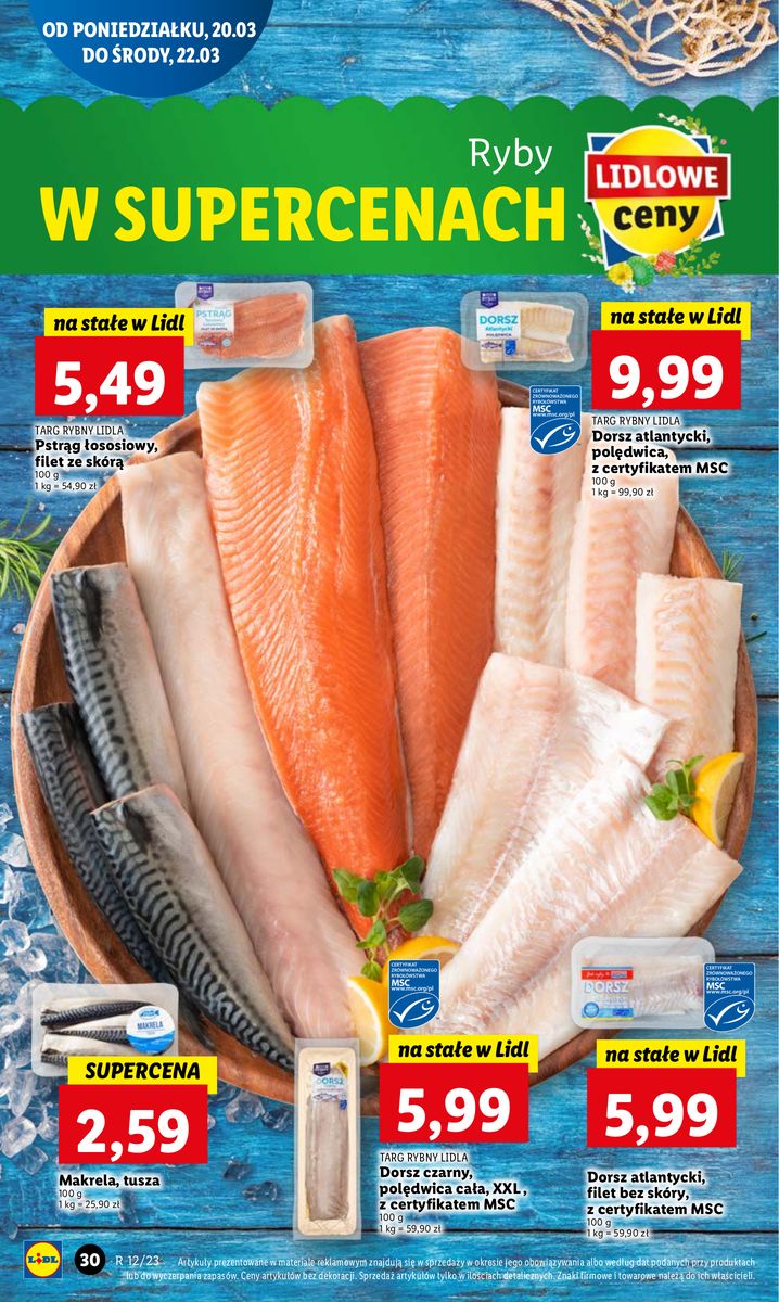 Gazetka OFERTA WAŻNA OD 20.03 DO 22.03