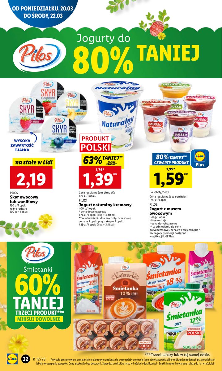 Gazetka OFERTA WAŻNA OD 20.03 DO 22.03