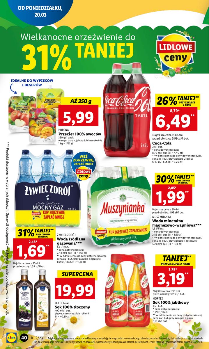 Gazetka OFERTA WAŻNA OD 20.03 DO 22.03