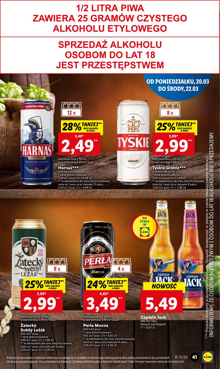 Gazetka OFERTA WAŻNA OD 20.03 DO 22.03