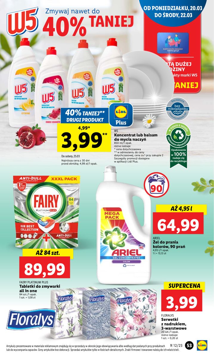 Gazetka OFERTA WAŻNA OD 20.03 DO 22.03