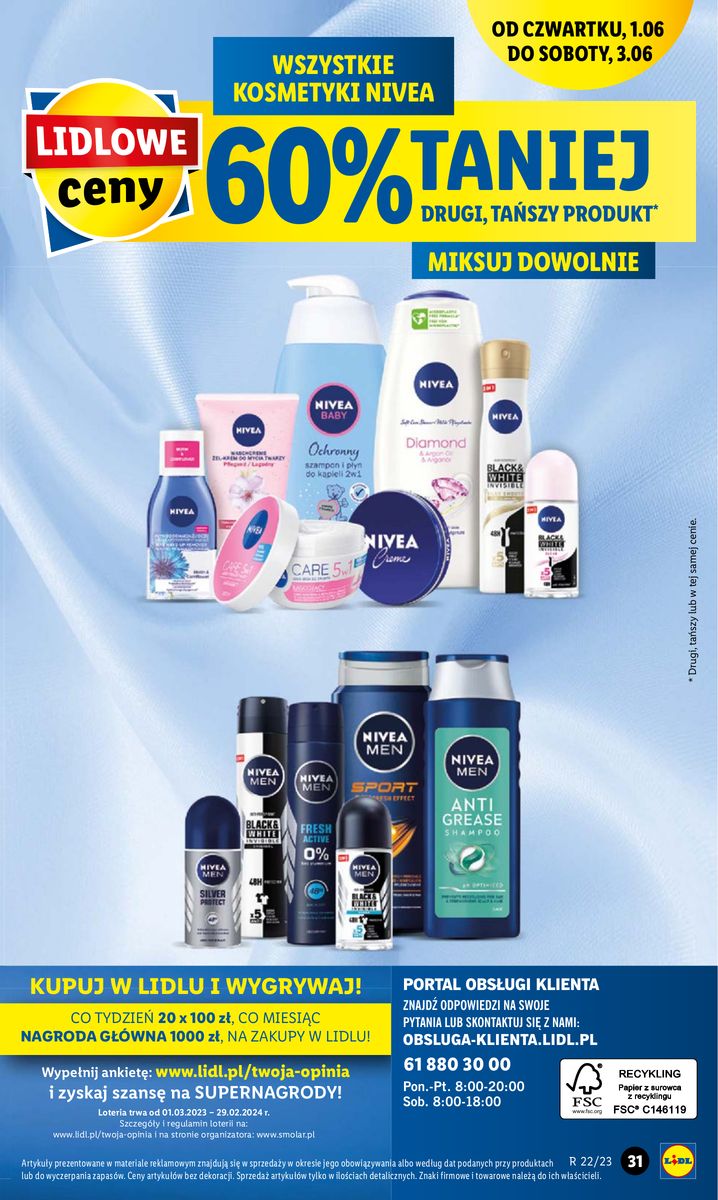 Gazetka OFERTA WAŻNA OD 1.06 DO 3.06