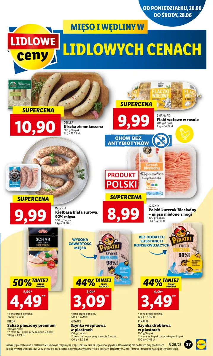 Gazetka OFERTA WAŻNA OD 26.06 do 28.06
