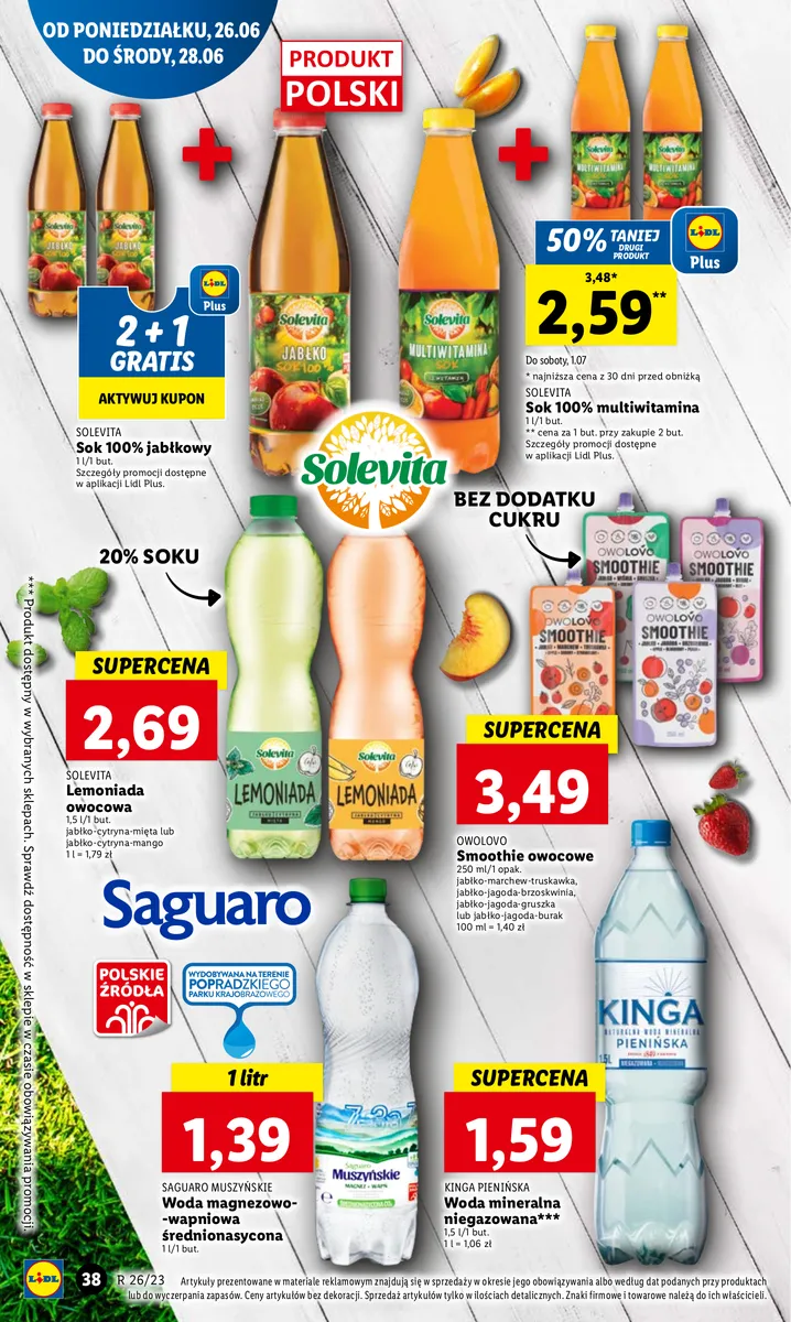 Gazetka OFERTA WAŻNA OD 26.06 do 28.06