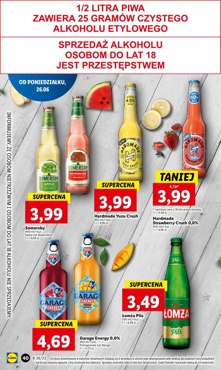 Gazetka OFERTA WAŻNA OD 26.06 do 28.06