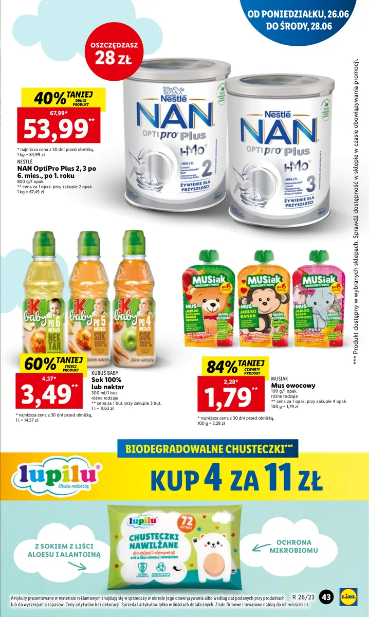 Gazetka OFERTA WAŻNA OD 26.06 do 28.06