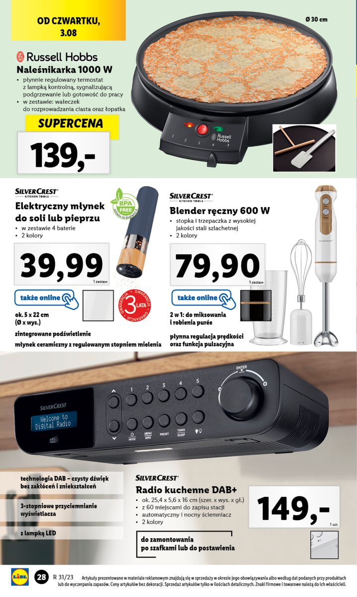 Gazetka OFERTA WAŻNA OD 31.07