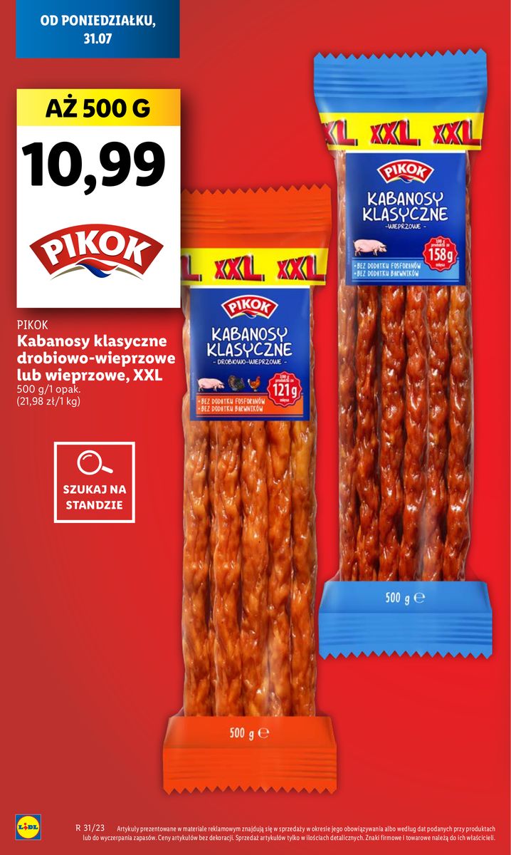 Gazetka OFERTA WAŻNA OD 31.07 do 5.08