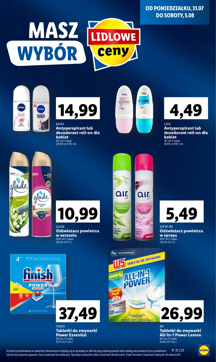 Gazetka OFERTA WAŻNA OD 31.07 do 5.08