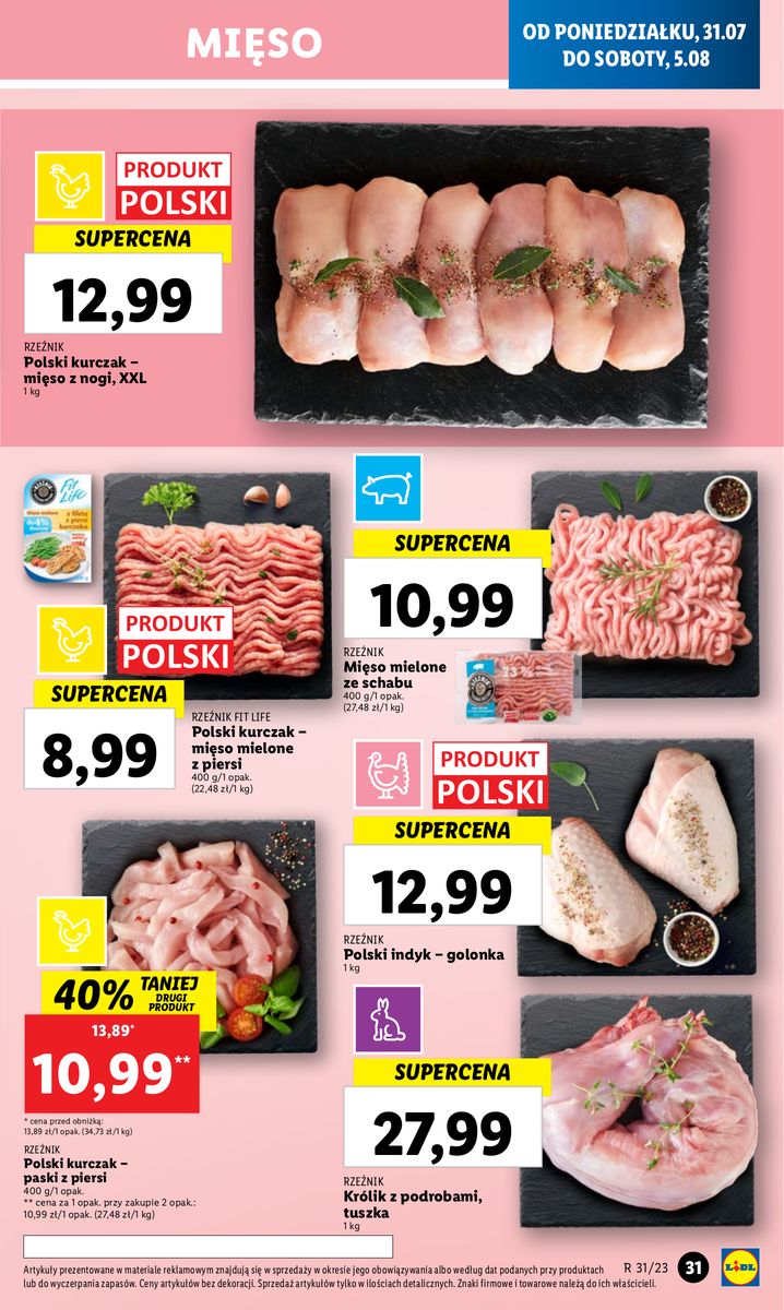 Gazetka OFERTA WAŻNA OD 31.07 do 5.08