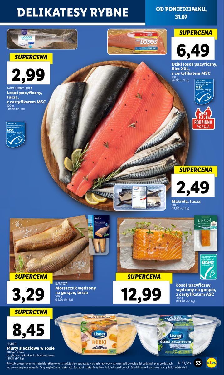 Gazetka OFERTA WAŻNA OD 31.07 do 5.08