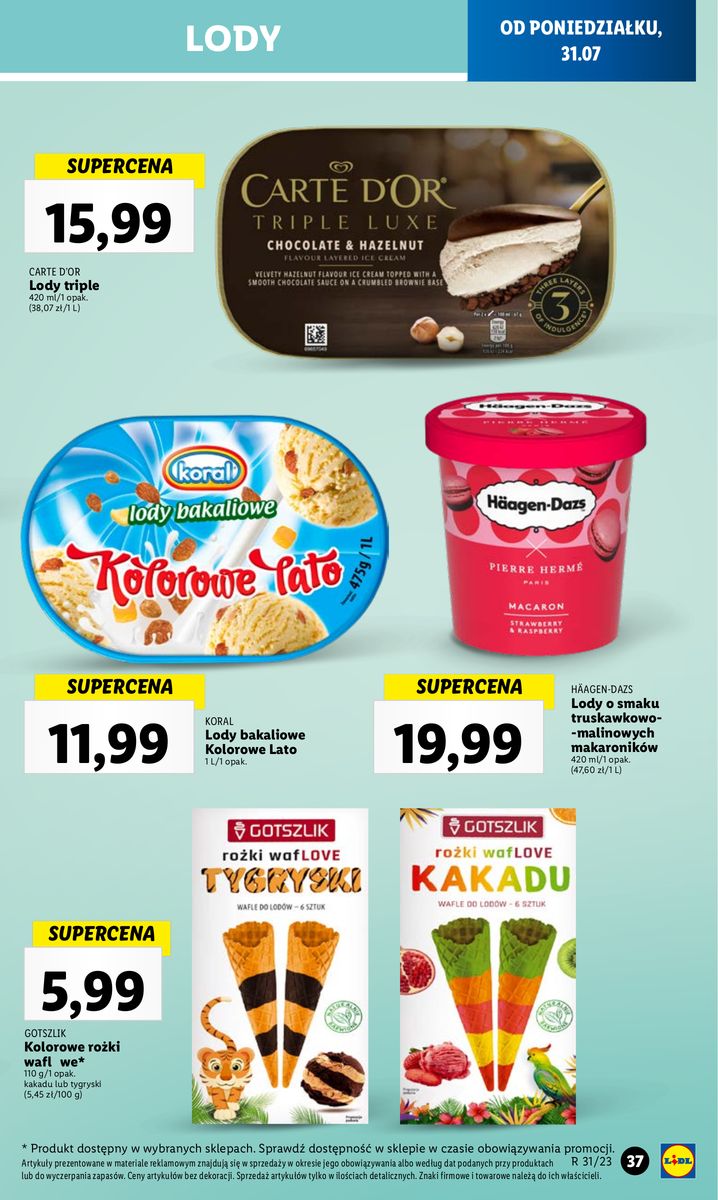 Gazetka OFERTA WAŻNA OD 31.07 do 5.08
