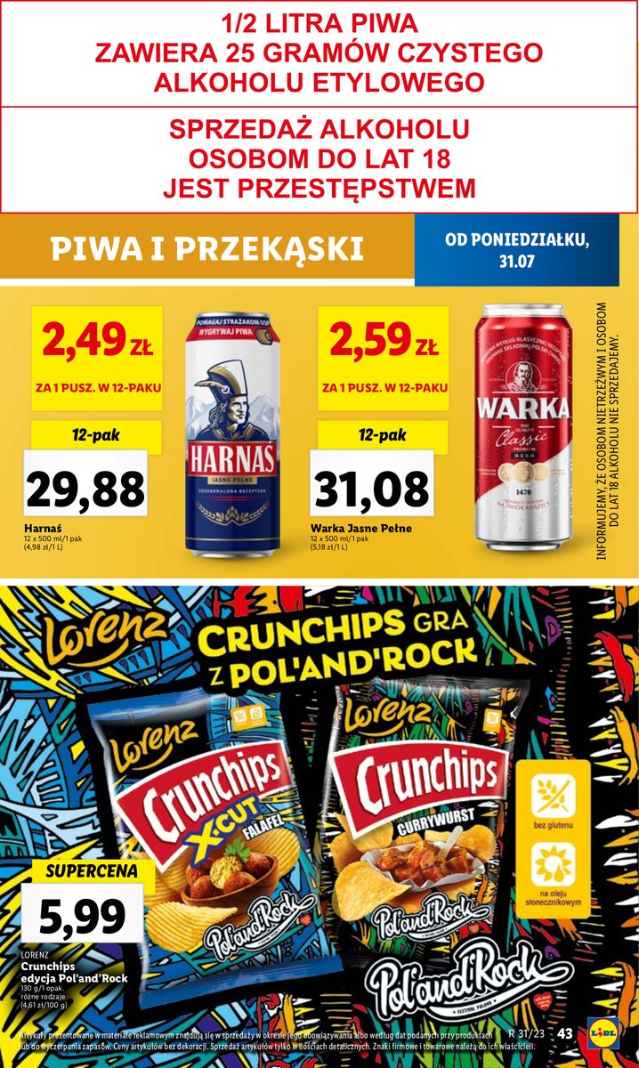 Gazetka OFERTA WAŻNA OD 31.07 do 5.08