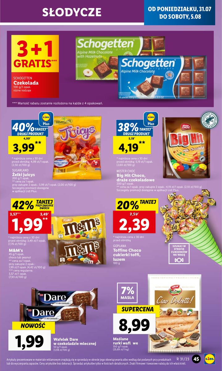 Gazetka OFERTA WAŻNA OD 31.07 do 5.08