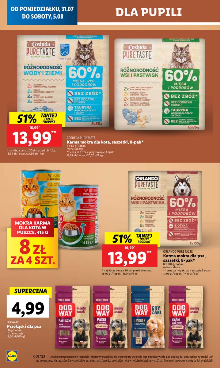 Gazetka OFERTA WAŻNA OD 31.07 do 5.08