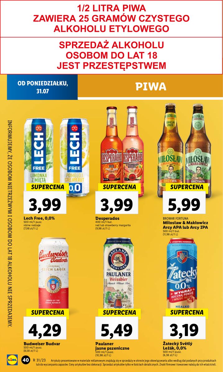 Gazetka OFERTA WAŻNA OD 31.07 do 5.08