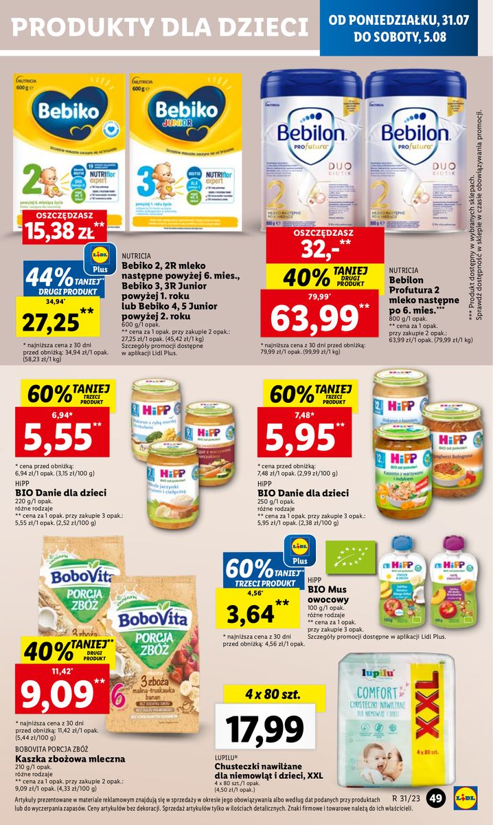 Gazetka OFERTA WAŻNA OD 31.07 do 5.08