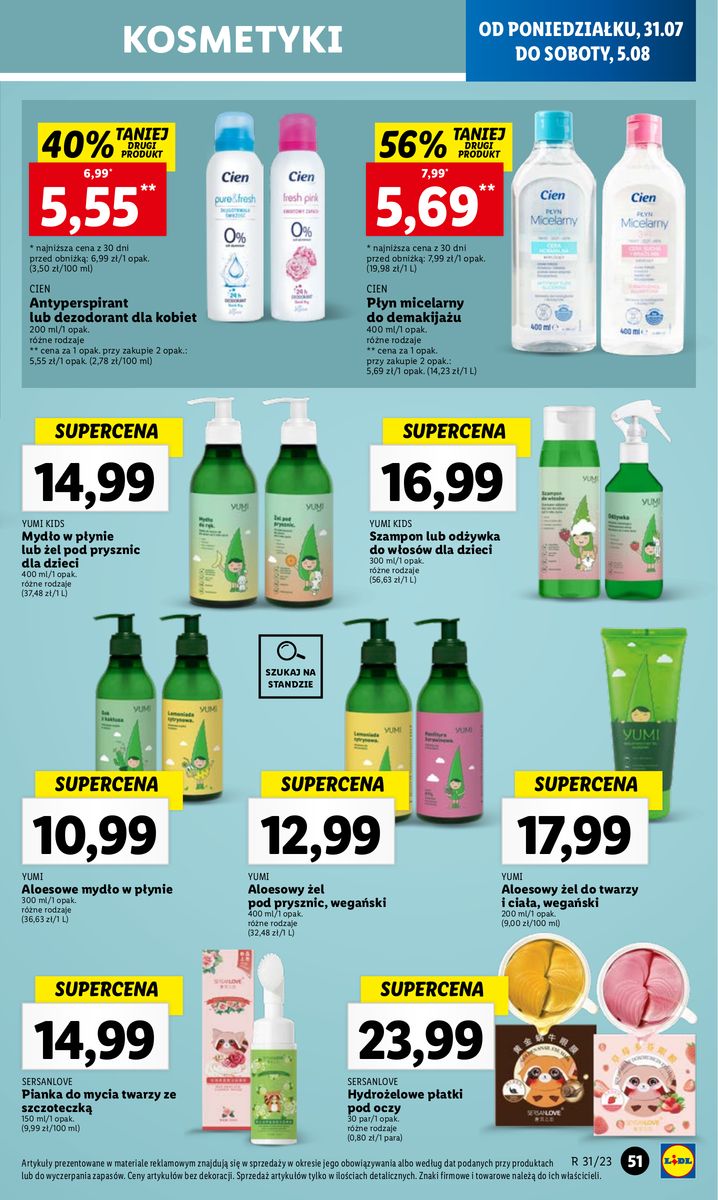 Gazetka OFERTA WAŻNA OD 31.07 do 5.08