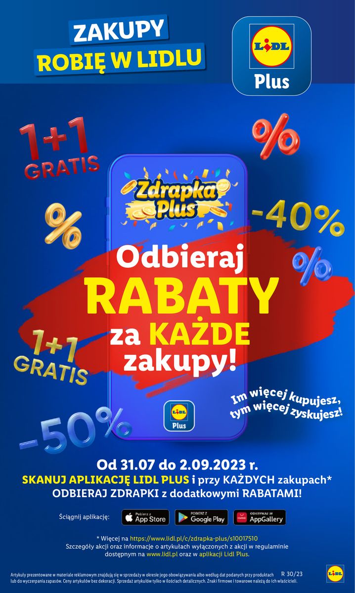 Gazetka OFERTA WAŻNA OD 31.07 do 5.08