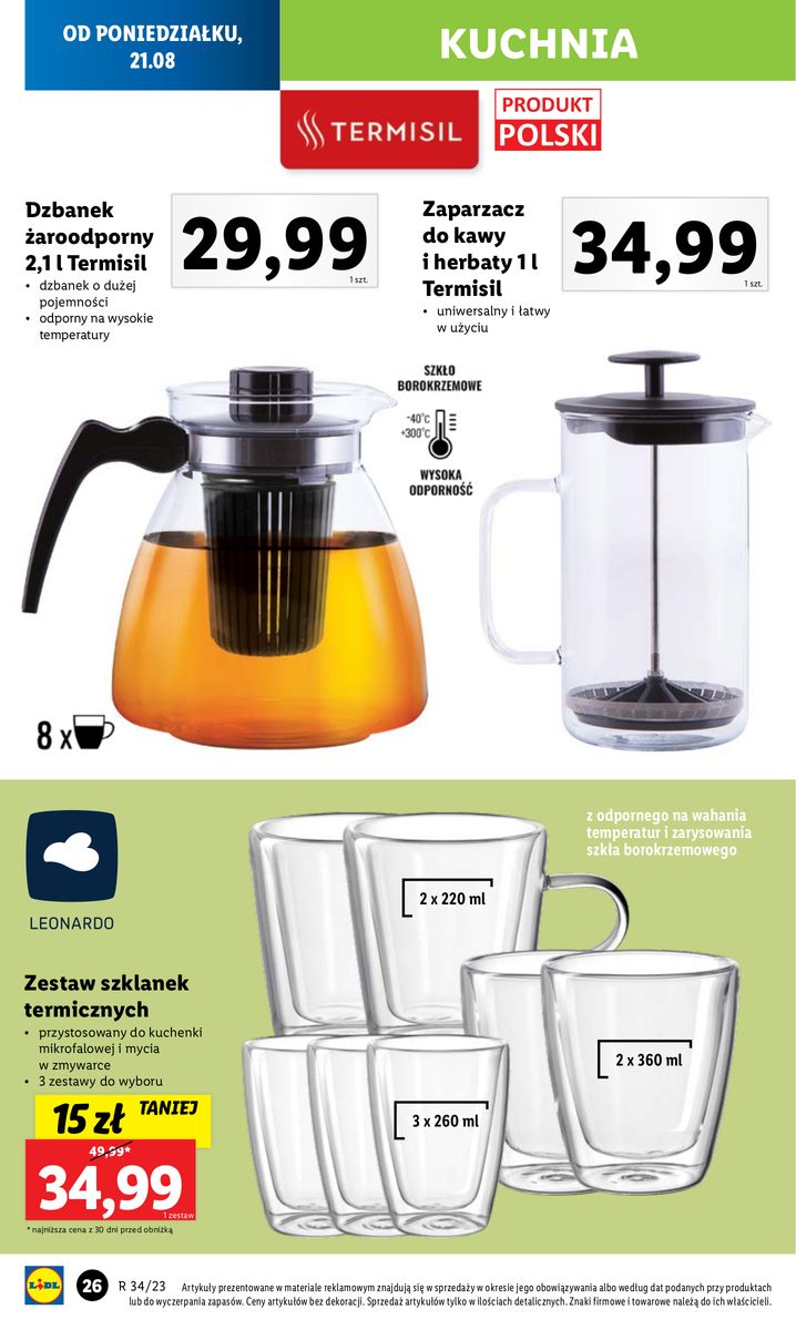 Gazetka OFERTA WAŻNA OD 21.08
