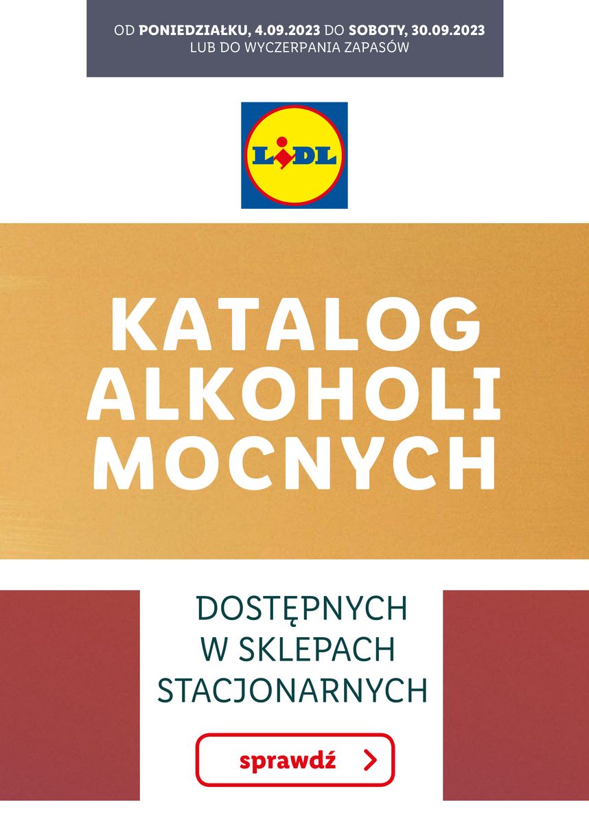 Gazetka KATALOG ALKOHOLI MOCNYCH