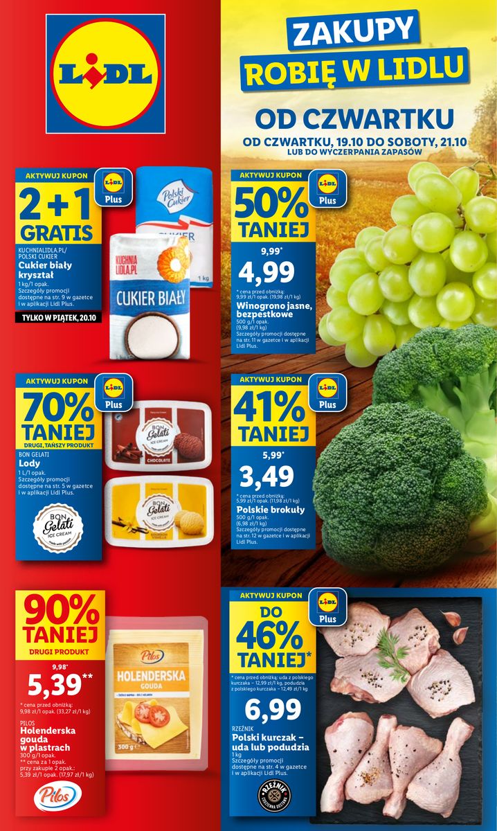 Gazetka OFERTA WAŻNA OD 19.10 do 21.10