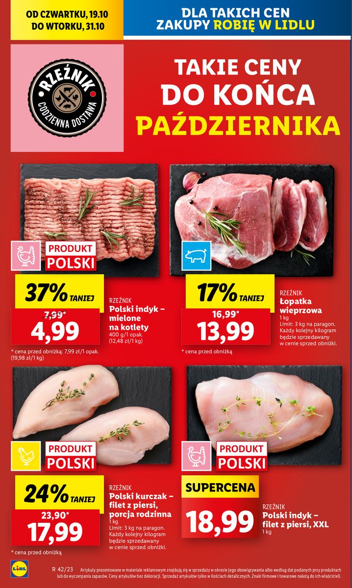 Gazetka OFERTA WAŻNA OD 19.10 do 21.10