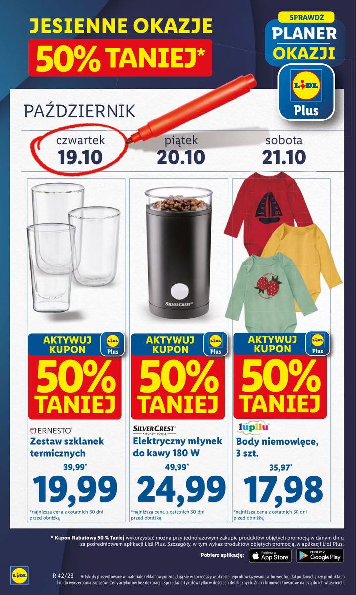 Gazetka OFERTA WAŻNA OD 19.10 do 21.10