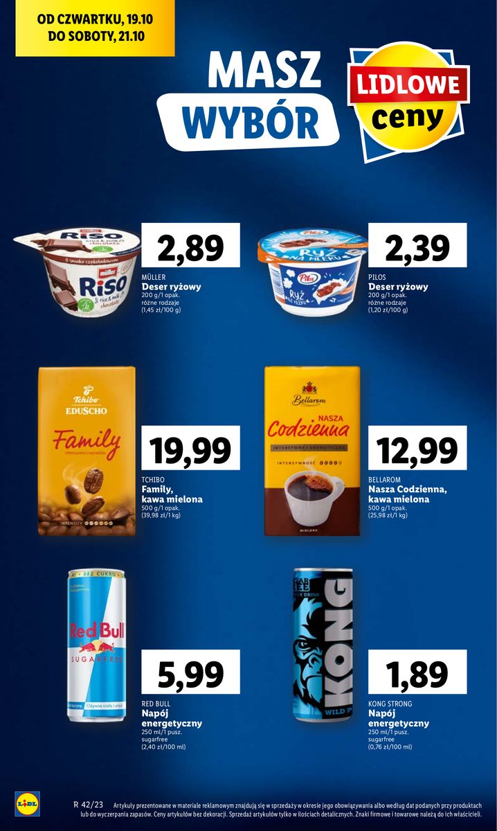 Gazetka OFERTA WAŻNA OD 19.10 do 21.10