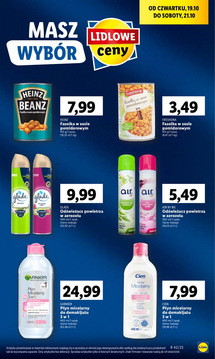 Gazetka OFERTA WAŻNA OD 19.10 do 21.10
