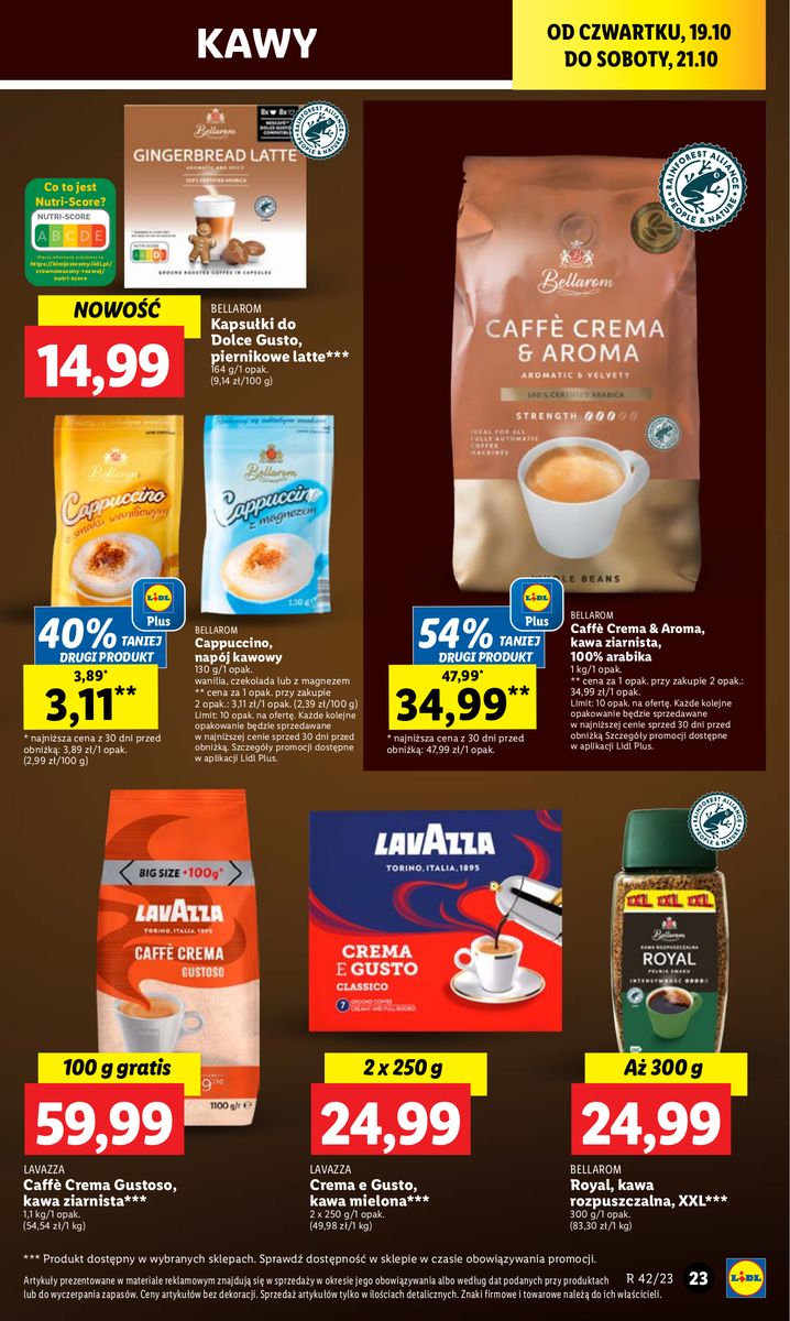 Gazetka OFERTA WAŻNA OD 19.10 do 21.10