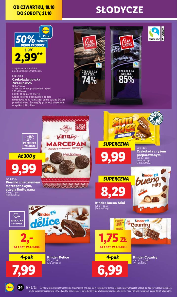 Gazetka OFERTA WAŻNA OD 19.10 do 21.10